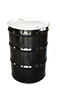 1.2 Millimeter (mm) Top Thickness, 55 Gallon (gal) Open Head 2 Bung Lid Epoxy/Phenolic Lined Steel Drum